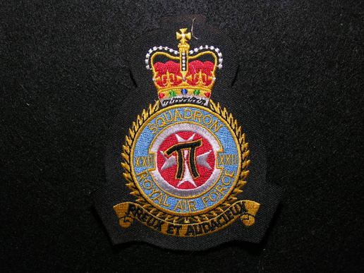 RAF XXII Squadron Patch