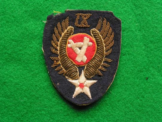 WWII USAAF IX Aviaition Engineers Patch in Bullion
