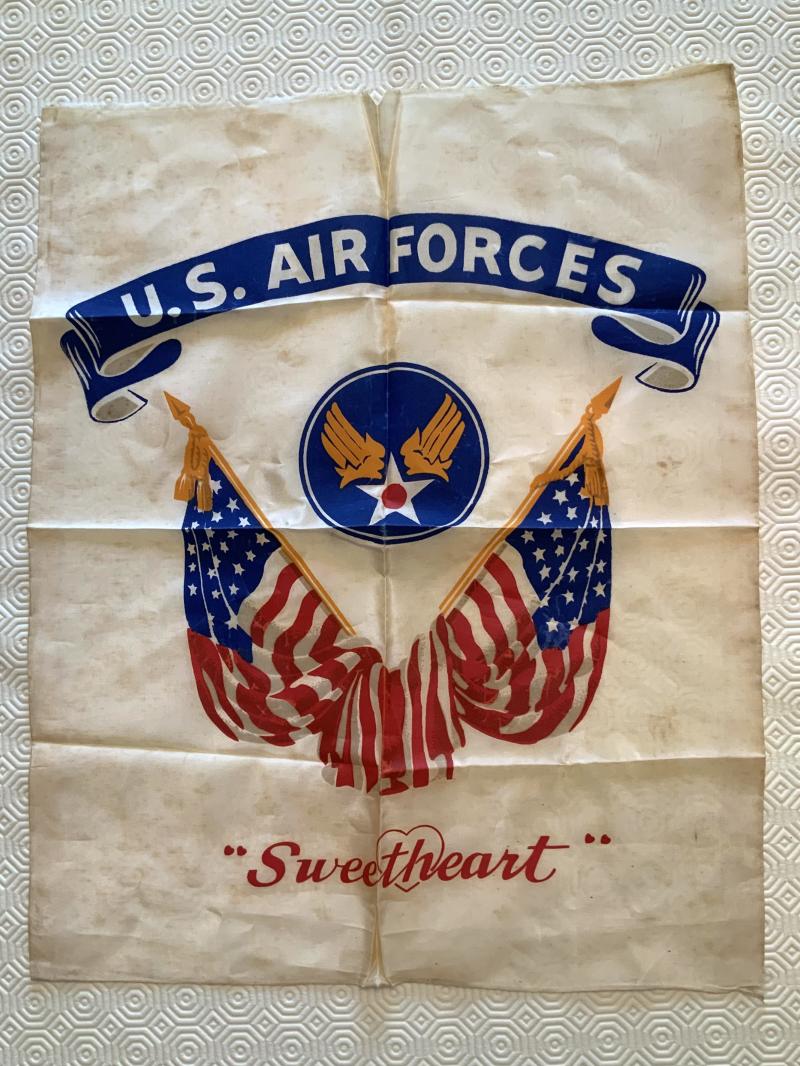 WWII US Air Forces Sweetheart Souvenir