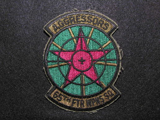 65th Aggressors FTR WPNS SQ Patch