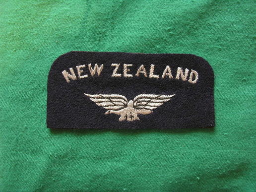 WWII Royal New Zealand Air Force Shoulder Title