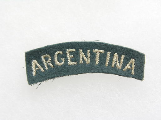 WWII RAF Argentina Shoulder Title
