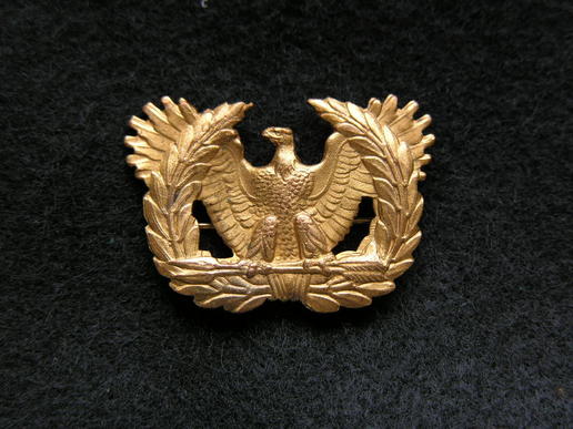 WWII Warrant Officer Garrison Cap Badge