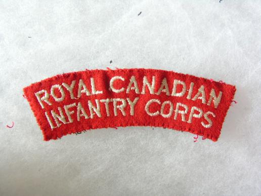 Royal Canadian Infantry Corps Title