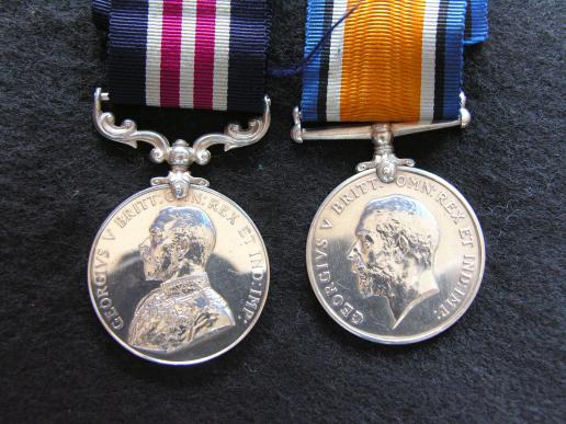 WWI Military Medal Pair