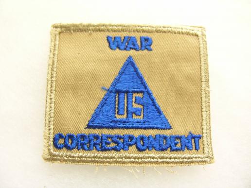 WWII War Correspondent Patch