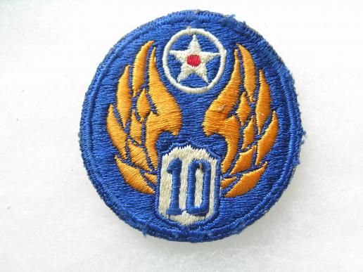 WWII 10th Air Force Patch