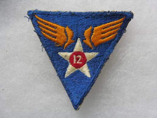 WWII 12th Air Force Patch