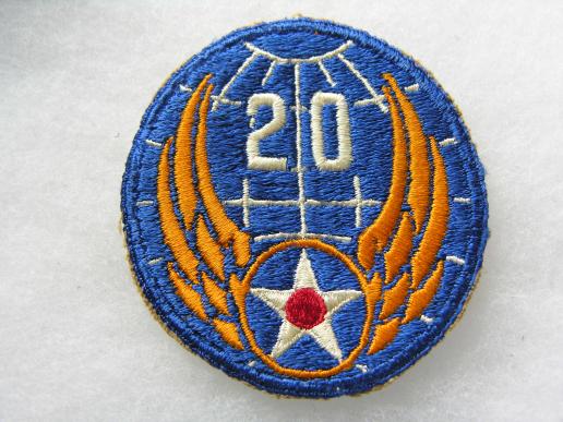 WWII 20th Air Force Patch