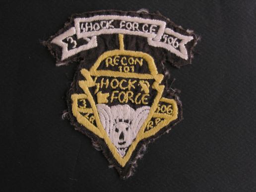 101st Airmobile 3/506 Shock Force Patch