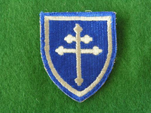 WWII U.S. 79th Division Patch - Cross of Lorraine