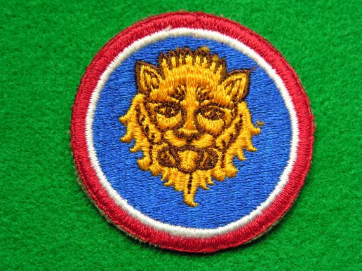 WWII U.S. 106th Infantry Division Patch - Golden Lion