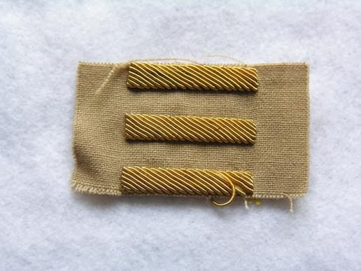 WWII U.S. Army Overseas Service Stripes in Bullion