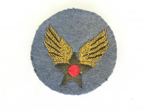 WWII U.S.Army Air Corps Bullion Shoulder Sleeve Patch
