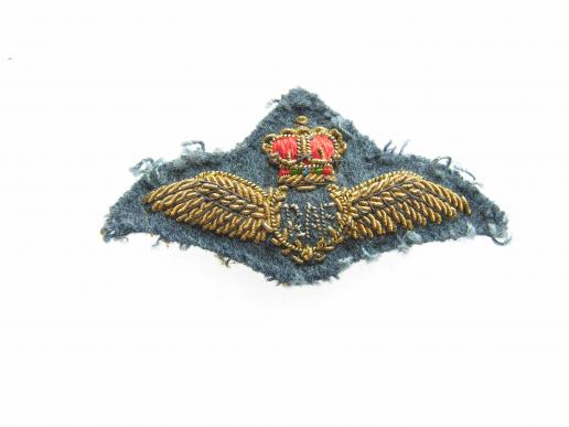 RAF Queens Crown Pilot Wing 