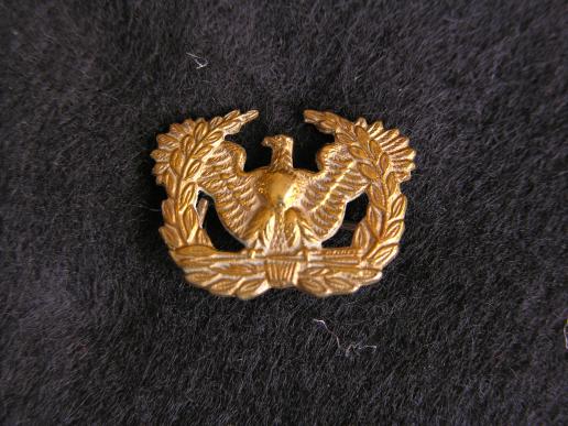 WWII U.S. Army Air Force Warrant Officer's Garrision Cap Badge