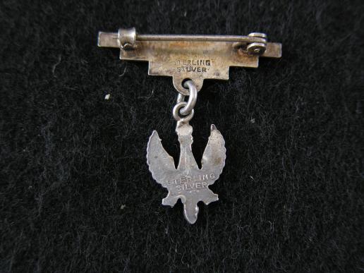 WWII Polish Forces Sweet Heart Brooch