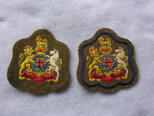 British Army Cloth Warrant Officer Rank Badges