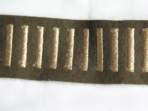 WWII United States Overseas Stripes in Bullion