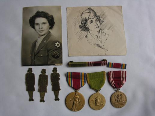 WWII American Women's Army Auxiliary Corps Grouping