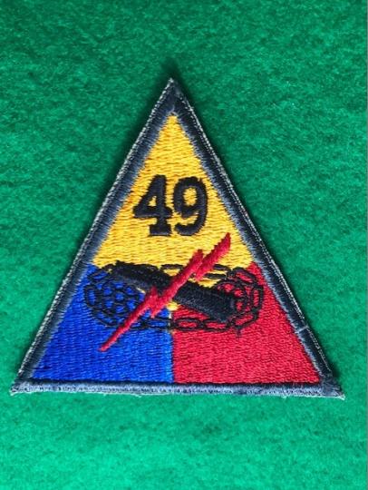 49th National Guard Armored Tank Battalion Patch