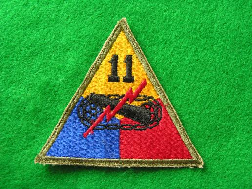 U.S.Army 11th Armored Tank Division Patch