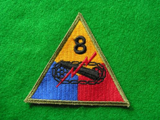 U.S. Army 8th Armored Tank Battalion Patch