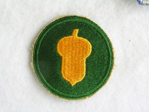 WWII United States Army 87th Infantry Division Patch - Golden Acorn