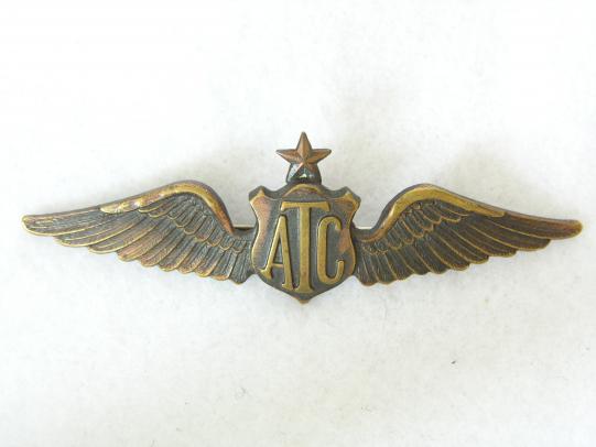 WWII U.S. Air Carrier Contract Pilot Wing Captain