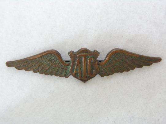 WWII U.S. Air Carrier Contract Pilot Wing 1st Officer