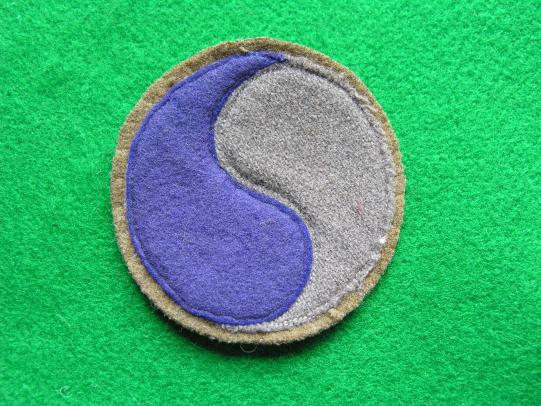 WWI U.S. Army 29th Division Patch