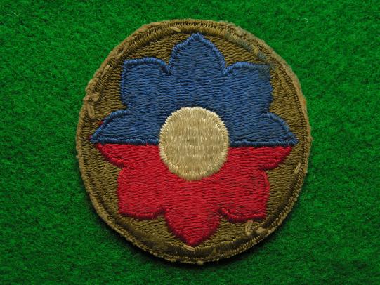 WWI U.S.Army 9th Infantry Division Patch