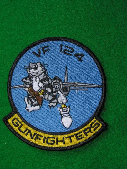 U.S. Navy VF124 Squadron Patch -F14 Tomcat