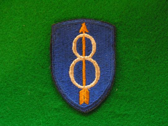 U.S. Army 8th Infantry Division Patch - Golden Arrow
