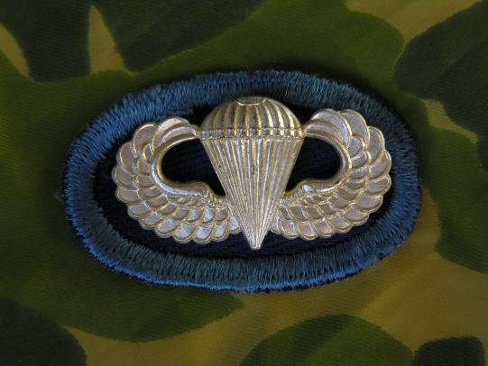WWII 502nd Parachute Infantry Oval with Jump Wing