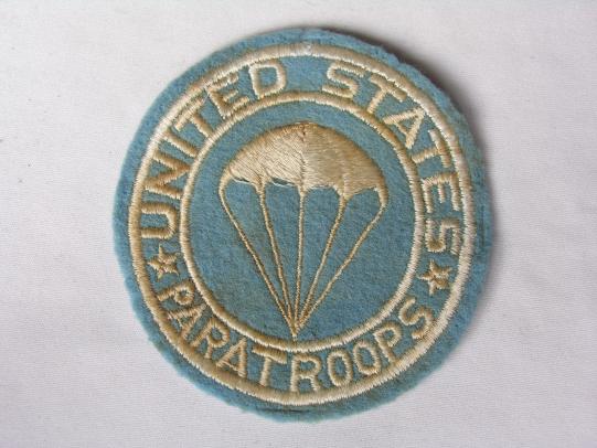 WWII United States Paratroops Jacket Patch