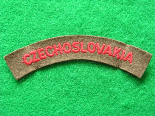 WWII Free Czechoslovakia Army Title