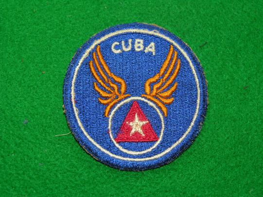 WWII U.S. Cuba Air Force Patch
