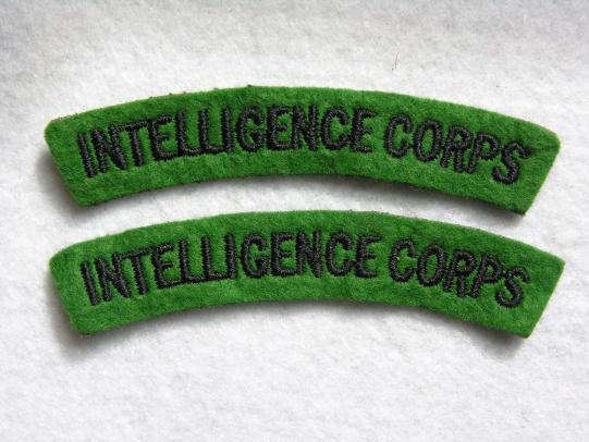 British Intelligence Corps Titles