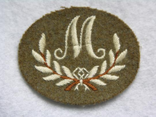British Mortarman Trade Badge