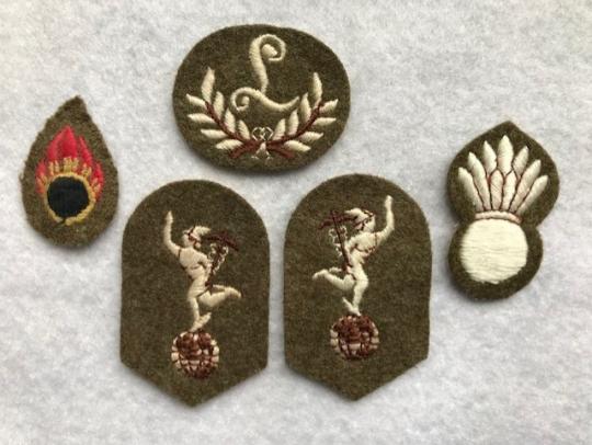 Selection of Five Trade Badges