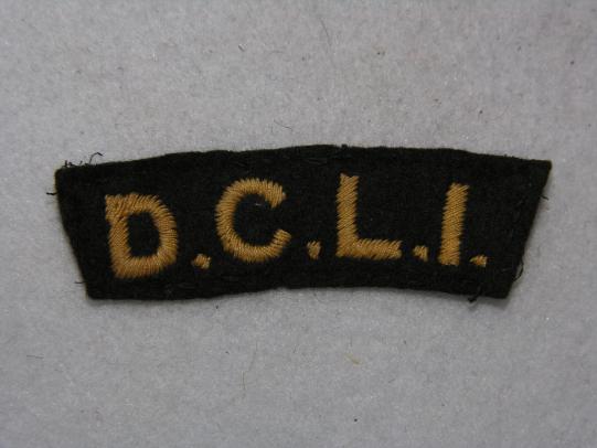 Duke of Cornwalls Light Infantry Shoulder Title