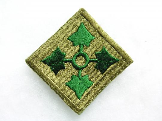 WWII US 4th Infantry Division Patch