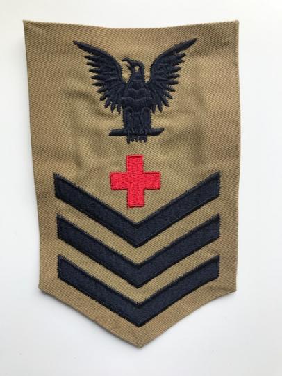 US Marine Corps 1st Class Chief Medic Corpsman Patch