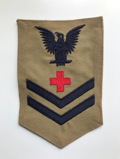 US Marine Corps 2nd Class Chief Medic Corpsman Patch
