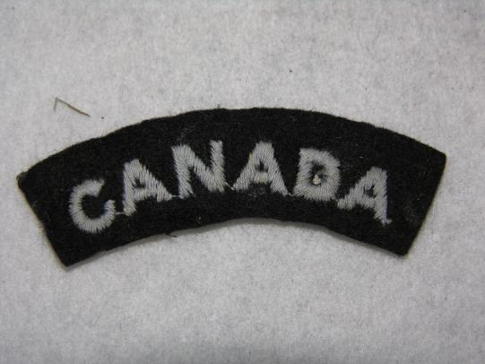 Royal Air Force - Canada Shoulder Title