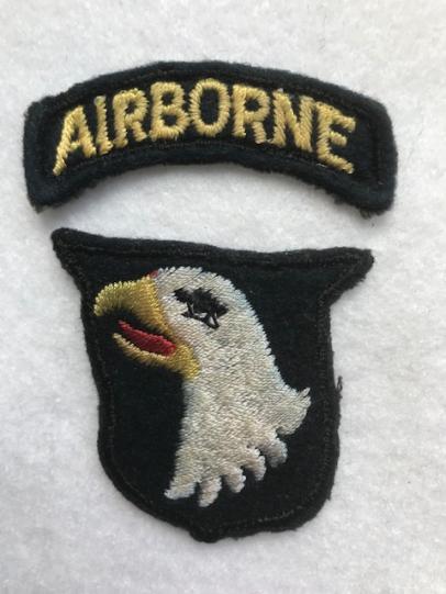English Made WWII 101st Airborne Division Patch