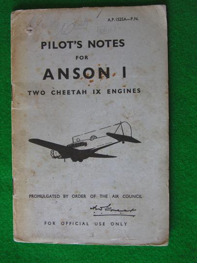 RAF Anson 1 Pilot's Notes