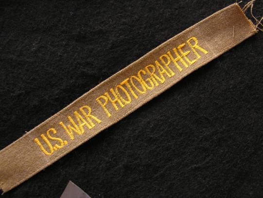US War Photograher Tape