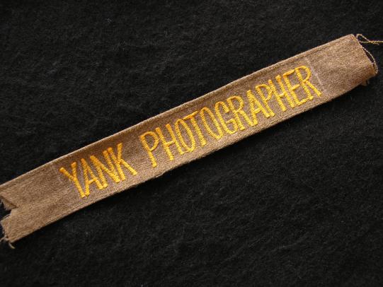 Yank Magazine Photographer Name Tape